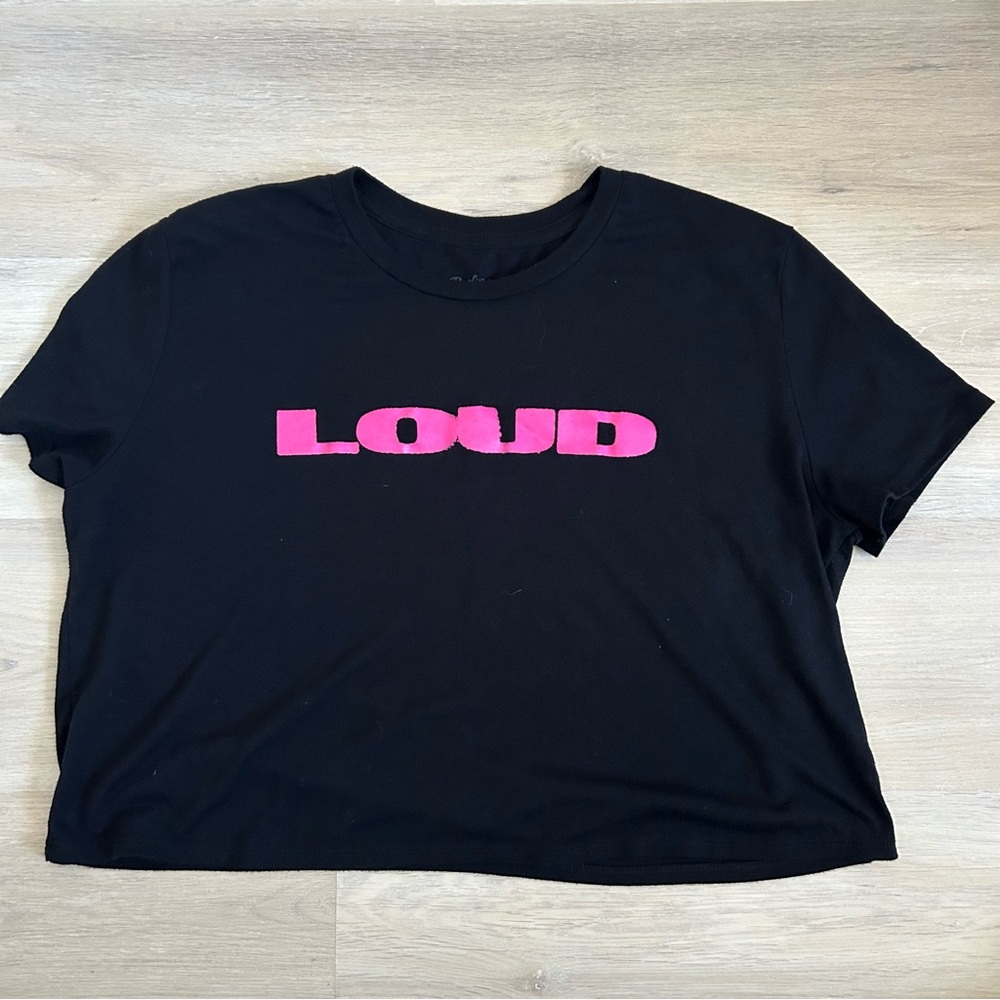 Rolling Loud Hot Pink Logo Cropped Shirt size Large